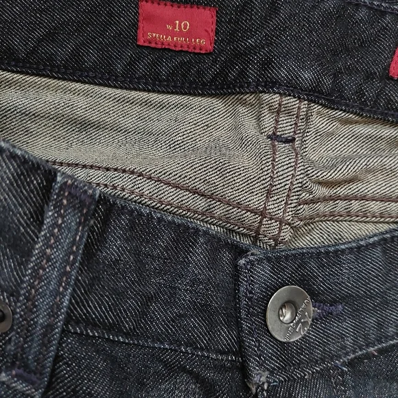 Express X2 Stella Full Leg Low Rise Jeans Size 8S - Picture 7 of 11